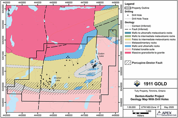 Geology Map of the D-K Property